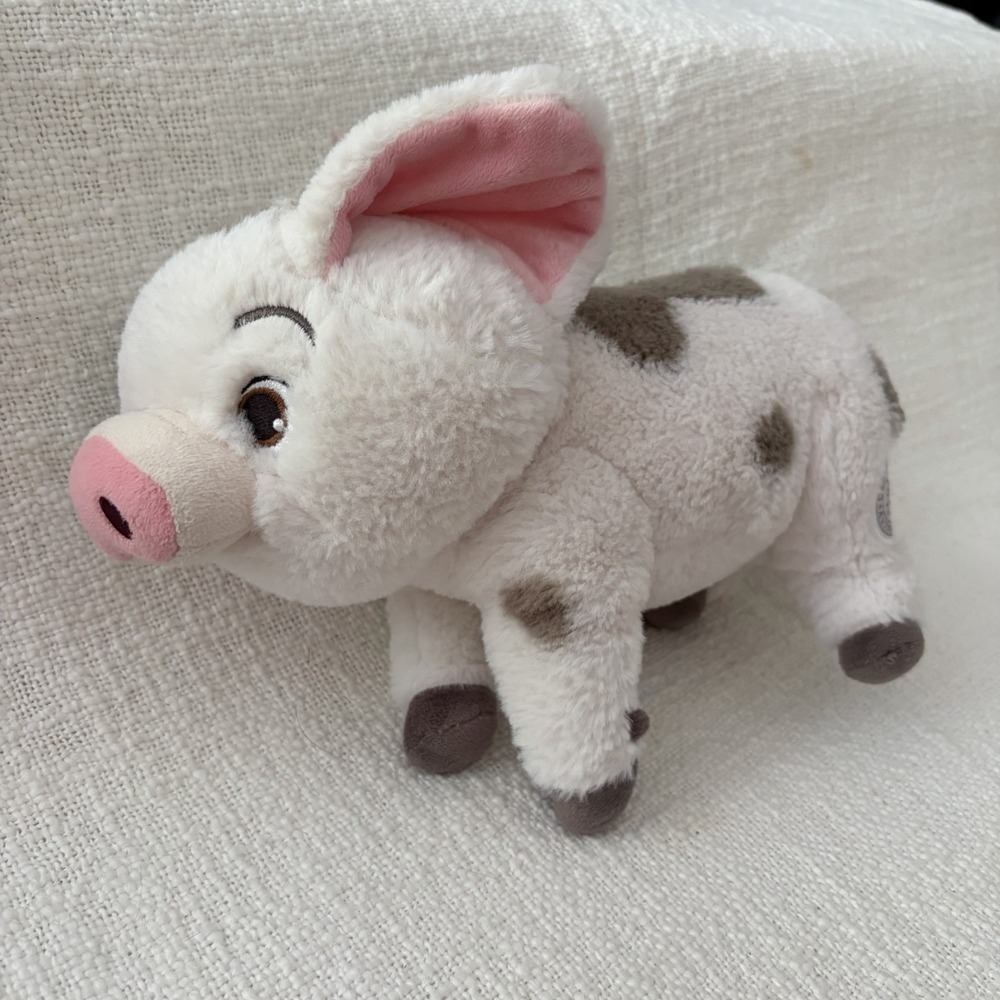 Disney Store Pua Plush Pot-Bellied Piglet 10" Stuffed Pig Toy from Moana Movie
